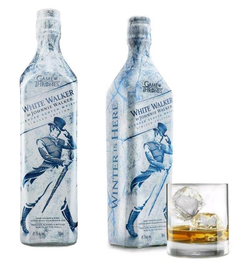 White Walker, láhev vlevo není namražená.jpg White Walker, láhev vlevo není namražená