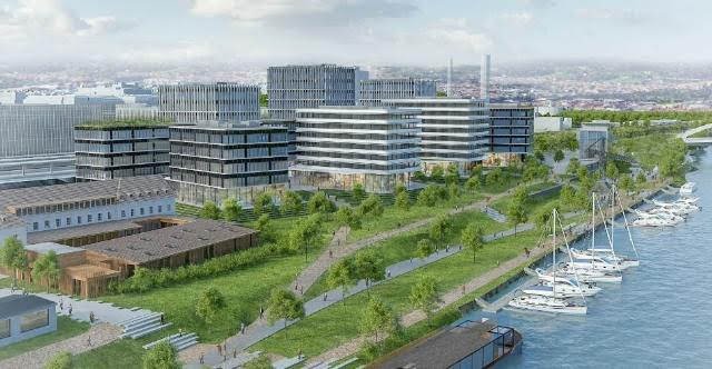 Hotel je součástí jednoho z největších multifunkčních komplexů v Praze – PORT 7.jpg Hotel je součástí jednoho z největších multifunkčních komplexů v Praze – PORT 7