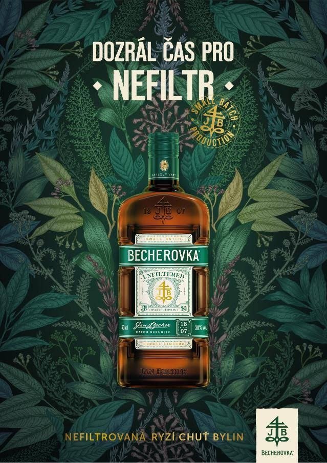 Společnost Jan Becher Pernod Ricard uvádí na trh nový likér Nefiltrovaná Becherovka.jpg Společnost Jan Becher Pernod Ricard uvádí na trh nový likér Nefiltrovaná Becherovka