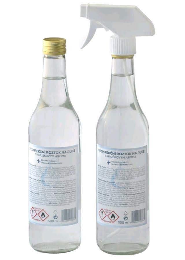 Destilérka Fleret vyrábí místo alkoholu dezinfekci.jpg Destilérka Fleret vyrábí místo alkoholu dezinfekci