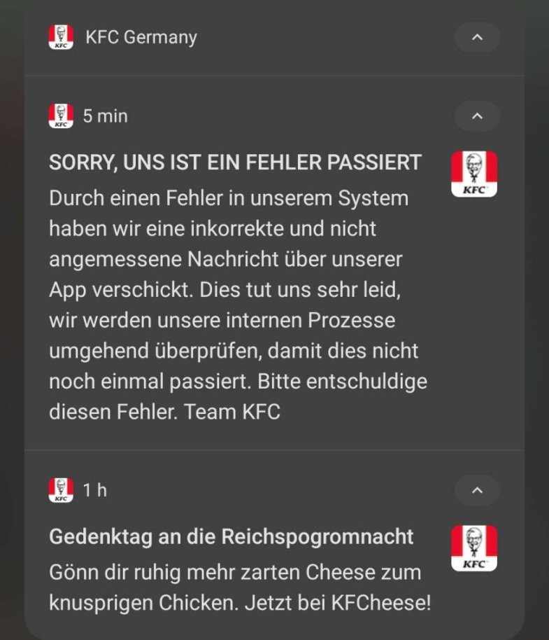Reklamní zpráva KFC.jpeg Reklamní zpráva KFC