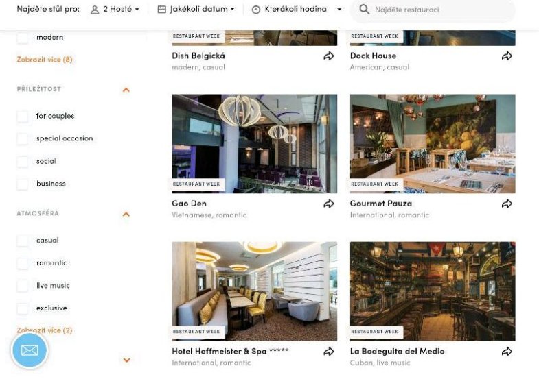 Restaurant Week Praha nabízí menu 25 podniků.jpg Restaurant Week Praha nabízí menu 25 podniků