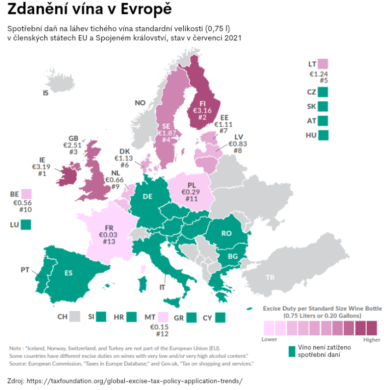 Zdanění vína v Evropě, zdrpj: https://taxfoundation.org/global-excise-tax-policy-application-trends/.png Zdanění vína v Evropě, zdrpj: https://taxfoundation.org/global-excise-tax-policy-application-trends/