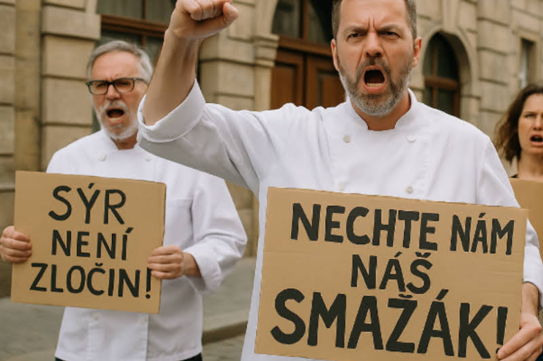 Restauratéři se bouří, foto: AI.png Restauratéři se bouří, foto: AI